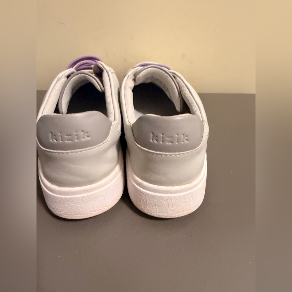 Women’s Kizik Leather Slip On Shoes Sneakers (Wide) - Picture 4 of 7